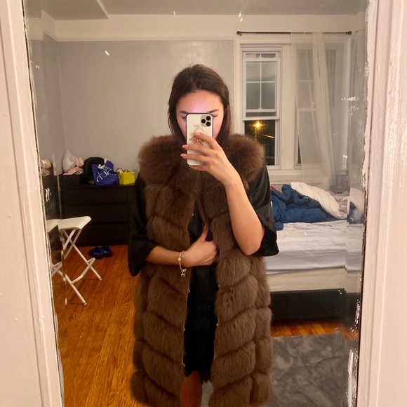Faux Fur Coat Jacket - Picture 5 of 6